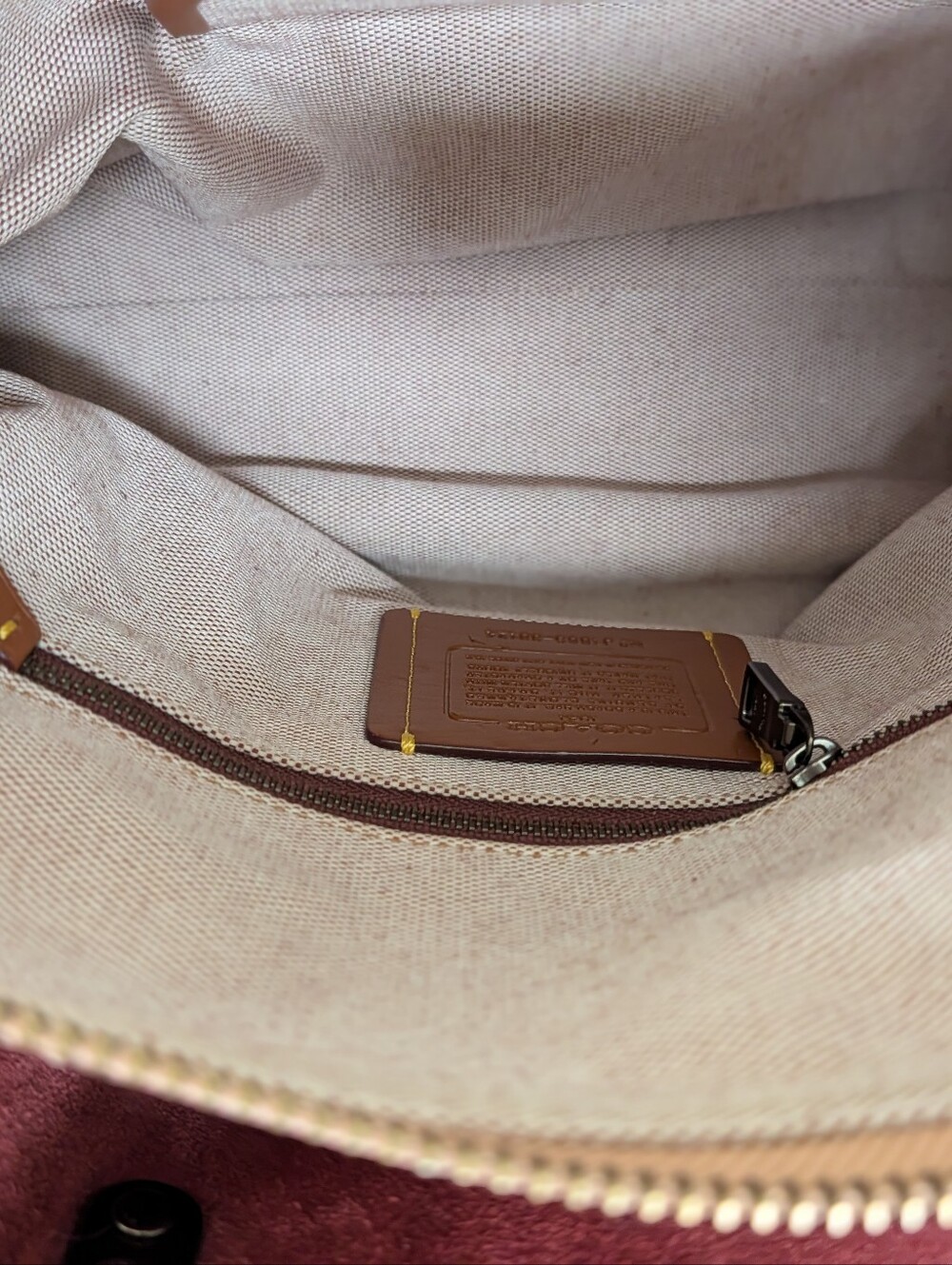 Coach Rogue 30 In Nude Pink With Nude Pink Tea Rose Leather Strap And Bag Charm - Picture 7 of 10